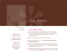 Tablet Screenshot of lilacbakery.com